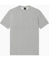ARMANI EXCHANGE - Regular Fit Monogram Logo T-Shirt - Lyst