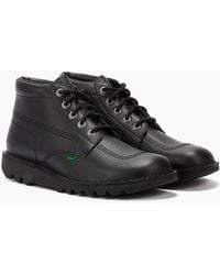 Kickers - Kick Hi Leather Ankle Boots - Lyst