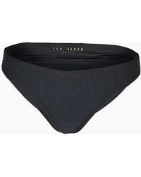 Ted Baker - Textured Patterned Bikini Bottom - Lyst
