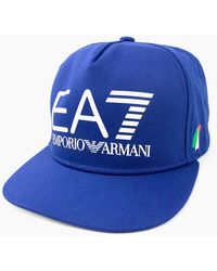 EA7 - Logo Olympic Baseball Cap - Lyst