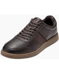 Cole Haan - Grand Crosscourt Gates Leather Dark Chocolate Trainers - Lyst