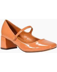 XY London - Ladies Leneka Slip-On Low Block Heel Court Shoes - Lyst