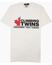 DSquared² - Climbing Twins T-Shirt - Lyst