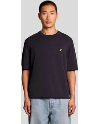 Lyle & Scott - Relaxed Fit Knitted T-Shirt - Lyst