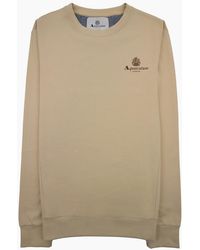 Aquascutum - Active Small Logo Crewneck Sweatshirt 03 - Lyst