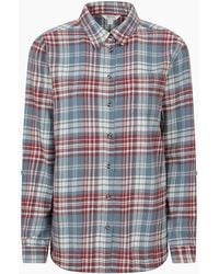 Mountain Warehouse - Ladies Balsam Brushed Flannel Longline Shirt - Lyst