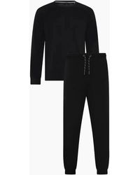 Ted Baker - Waffle Long-Sleeve Top & Joggers Lounge Set - Lyst