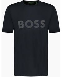 BOSS - Active Logo-Print T-Shirt - Lyst