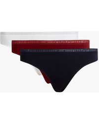 Tommy Hilfiger - 3 Pack Thongs Multicoloured - Lyst