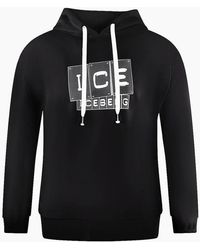 Iceberg - Ice Bold Blocked Logo Hoodie - Lyst