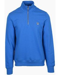 Paul Smith - Reg Fit Half Zip Sweatshirt - Lyst
