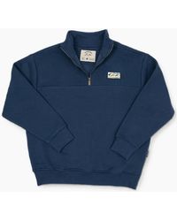 Bleubird - Bracken Quarter Zip Sweatshirt - Lyst