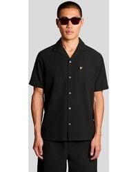 Lyle & Scott - Short Sleeve Crinkle Resort Shirt - Lyst