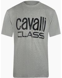 Roberto Cavalli - Cavalli Class Bold Brand T-Shirt - Lyst