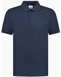 Burberry - 'Hartford' Embossed Logo Polo - Lyst