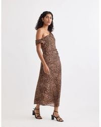 Nobody's Child - Skylar One Shoulder Midi Slip Dress - Lyst