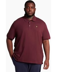 Lyle & Scott - Lyle & Scott Big & Tall Cotton Short Sleeve Polo Shirt - Lyst