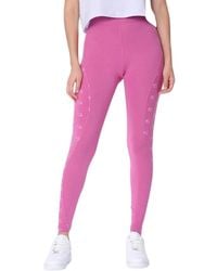 Nike - All Over Swoosh Logo Plain Leggings - Lyst