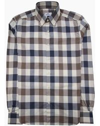 Aquascutum - Macro Iconic Shirt Macro Check 30 - Lyst