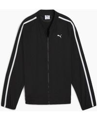 PUMA - Floral Ribbon Woven Full Zip Tracksuit Top - Lyst