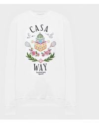 CASABLANCA - Casa Way Embroidered Sweatshirt - Lyst