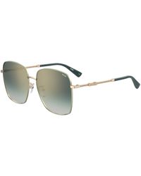Moschino - Branded Arms Rose Sunglasses - Lyst