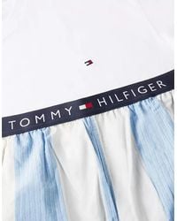 Tommy Hilfiger - Ss Woven Short Print Pyjama Set Multicoloured - Lyst