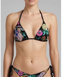 Oceanus - Fruit Hand Beaded Triangle Bikini Top - Lyst