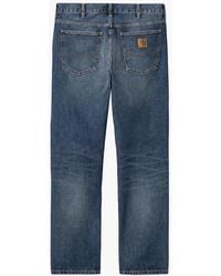 Carhartt - Marlow Pant Edgewood Denim Dark Used Wash - Lyst