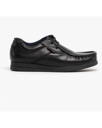 Base London - Event Leather Moccasin Shoes - Lyst