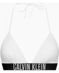 Calvin Klein - Swimwear Intense Power Triangle Bikini Top - Lyst
