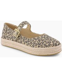 TOMS - Carolina Textile Oatmeal Flip Flops - Lyst