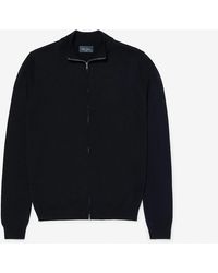 Oliver Sweeney - Merino Wool Blend Zip Through Jumper - Lyst