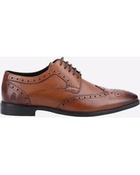 Hush Puppies - Elliot Memory Foam Shoes Tan - Lyst