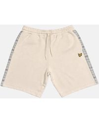 Lyle & Scott - Lyle & Scott Check Panelled Sweatshort - Lyst