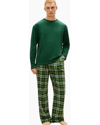Tommy Hilfiger - Tartan Flannel Pyjama Set, Orion - Lyst