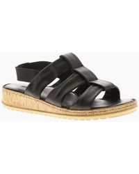 Hush Puppies - Sandals Eden Wide Fit Leather Elasticated Uk Size - Lyst
