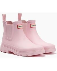 HUNTER - Downpour Chelsea Rubber Parfait Wellington Boots - Lyst