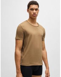 BOSS - Boss 3 Pack Classic Regular Fit Crew Neck T-Shirts Nos - Lyst