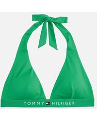 Tommy Hilfiger - Th Original Halterneck Bikini Top, Radiant - Lyst