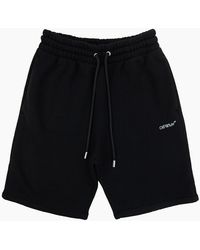 Off-White c/o Virgil Abloh - Off Vibe Arrow Skate Sweatshorts/Aqua - Lyst
