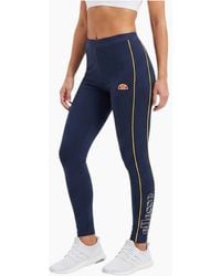 Ellesse - Leggings Ladies Workout Gym Stretch Yoga Tape Panel Sportswear - Lyst