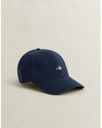 GANT - Shield Logo Cotton Twill Cap - Lyst