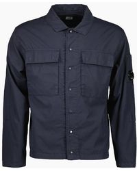 C.P. Company - Rip-Stop Lens Overshirt - Lyst