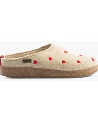 Haflinger - Cuoricini Felt Clogs - Lyst