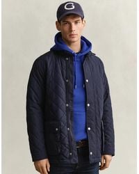 GANT - Quilted Mid Jacket - Lyst