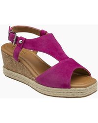 Lotus - Madalene Wedge Sandals - Lyst