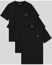 Lyle & Scott - Basic 3 Pack T-Shirt - Lyst