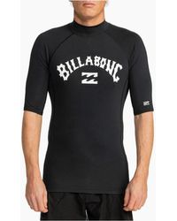 Billabong - Logo Surf Short Sleeve Rash Vest - Lyst