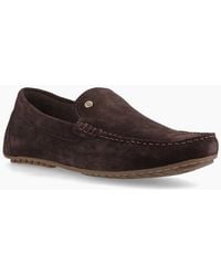 Hush Puppies - Ralph Suede Leather Loafers - Lyst
